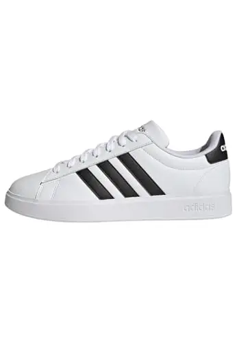 adidas Uomo Grand Court 2.0 Shoes, Cloud White Core Black Cloud White, 43 1/3 EU