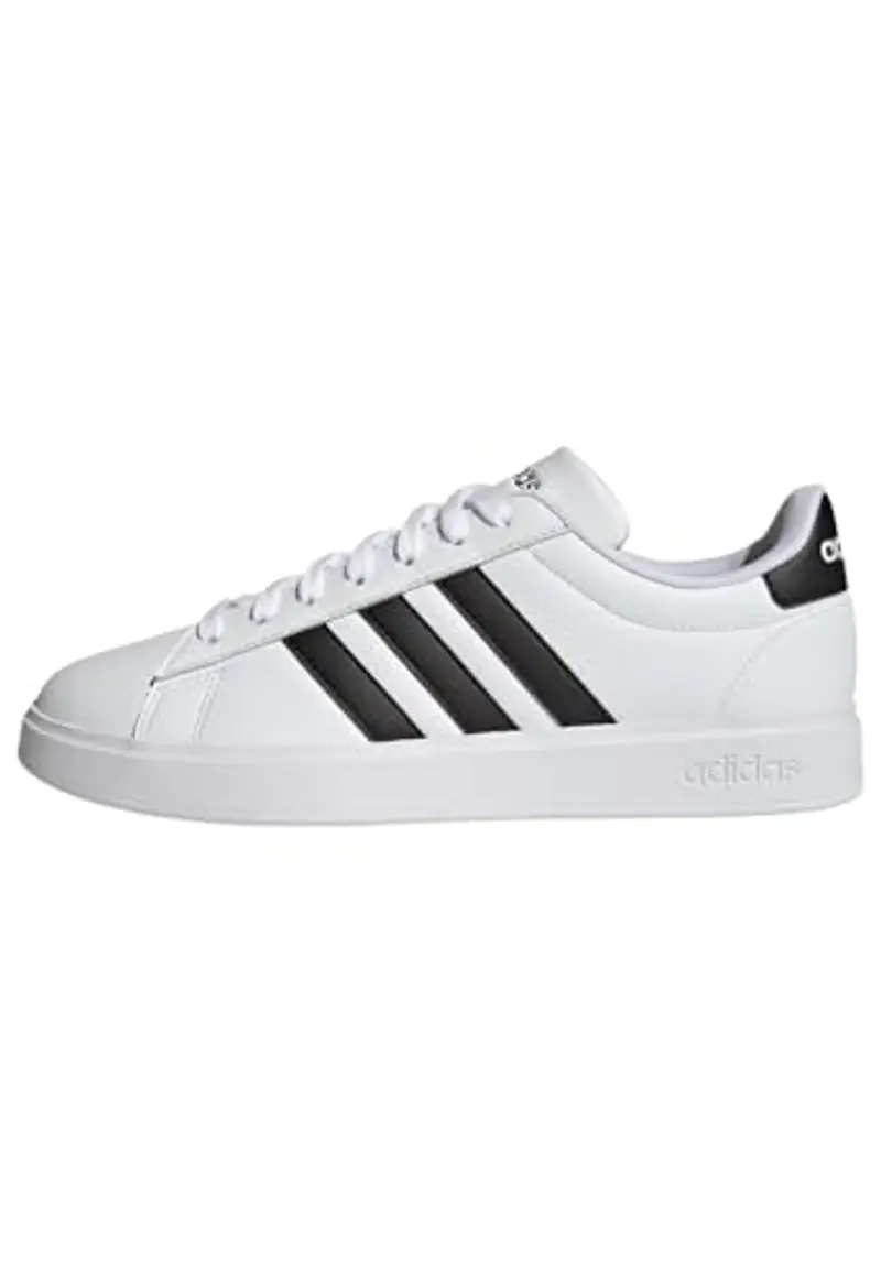 adidas Uomo Grand Court 2.0 Shoes, Cloud White Core Black Cloud White, 46 EU