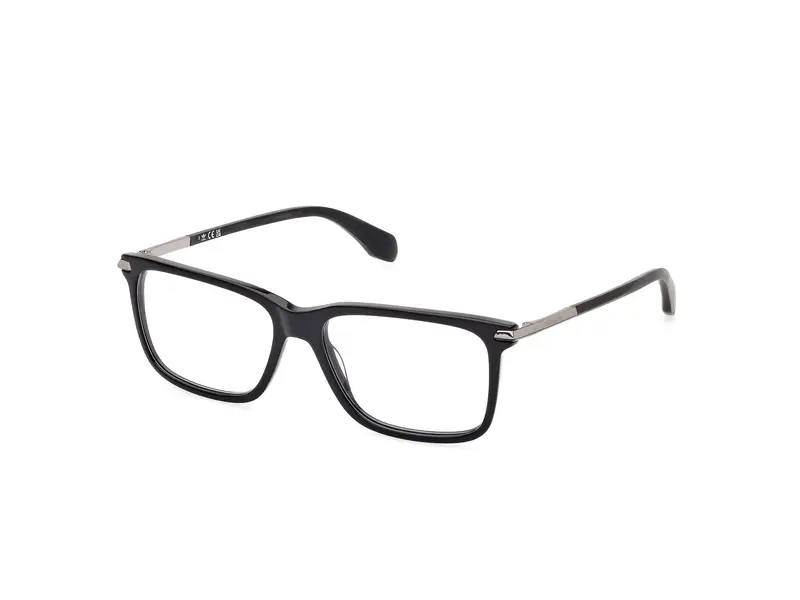 Adidas Uomo OR5074 1 Montature da vista Acetato Nero Squadrata Normale