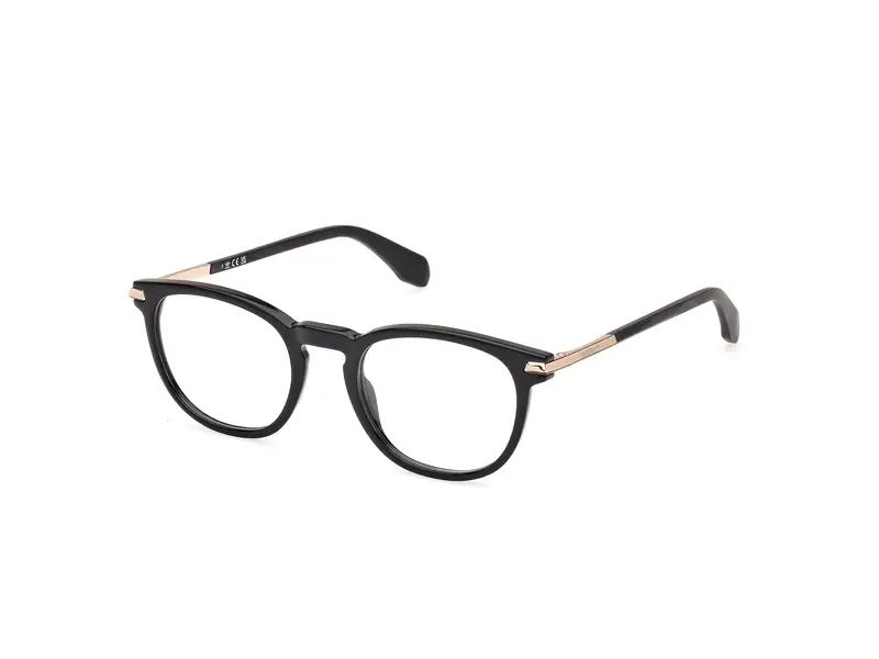 Adidas Uomo OR5083 1 Montature da vista Iniettato Nero  Rotonda Normale