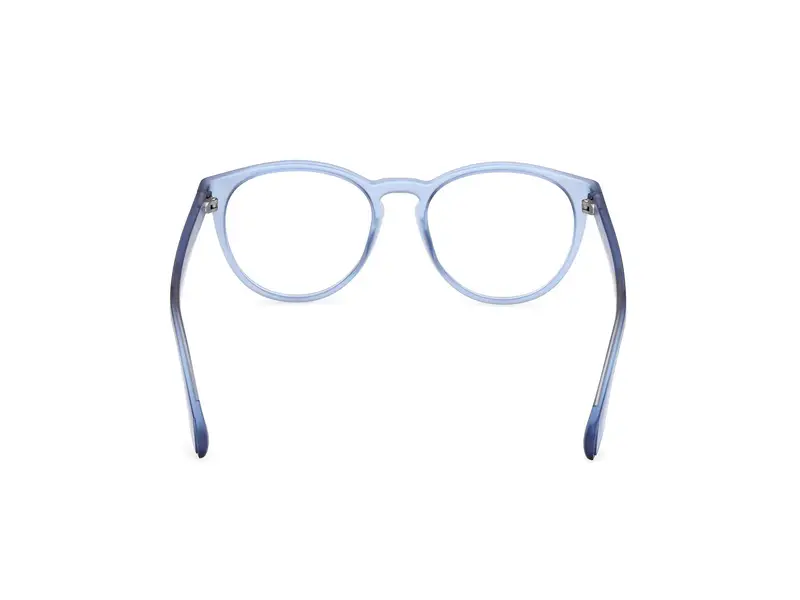 Adidas Uomo OR5094 85 Montature da vista Iniettato Azzurro Rotonda Normale miniatura 3