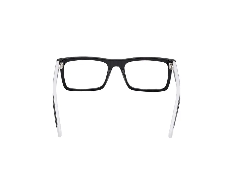 Adidas Uomo OR5107 01A Montature da vista Acetato Nero Fumo Squadrata Normale miniatura 3