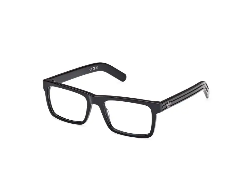 Adidas Uomo OR5107 1 Montature da vista Acetato Nero Squadrata Normale