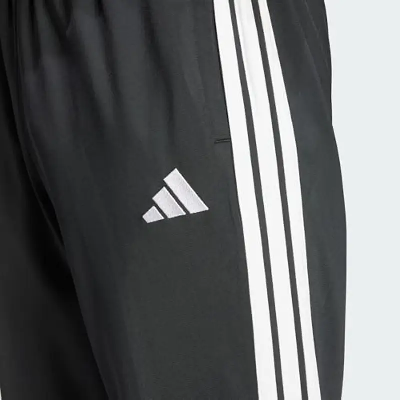 adidas Uomo Sportswear Basic 3 Stripes Tricot Tracksuit, Tuta da Allenamento, Multicolore (Nero), S miniatura 3