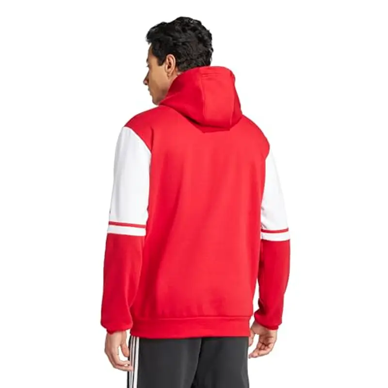 adidas Uomo SQUADRA25 Sweat Hoody, Team Power Red 2/White, 3XL miniatura 2