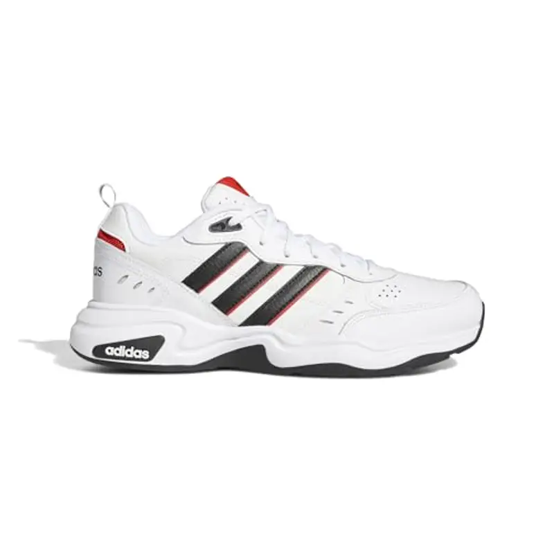 adidas Uomo Strutter Shoes, Cloud White Core Black Active Red, 43 1/3 EU miniatura 3