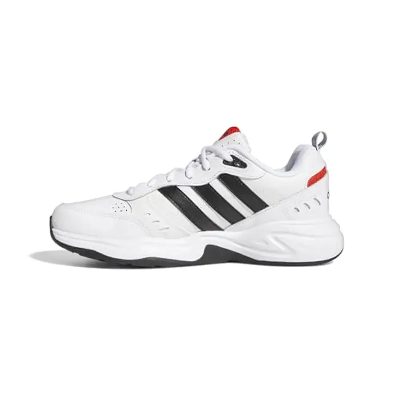 adidas Uomo Strutter Shoes, Cloud White Core Black Active Red, 49 1/3 EU