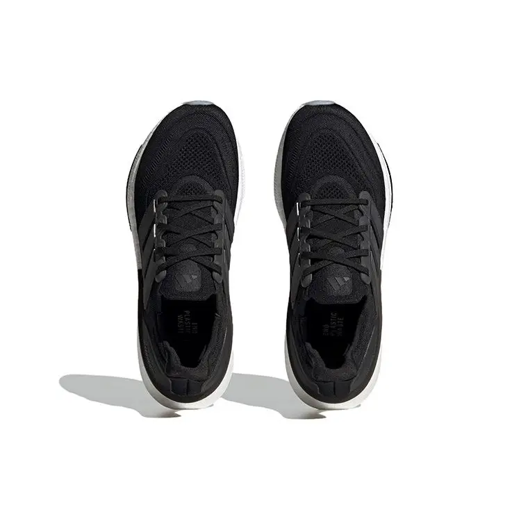 Uomo UltraBoost Light Nero Bianco Sneakers Unisex Core-Black Crystal-White GY9351 44 miniatura 4