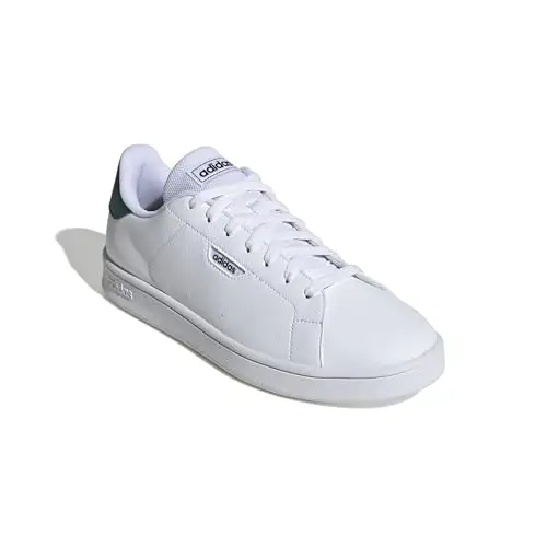 adidas Uomo Urban Court Shoes, Ftwr White/Ftwr White/Collegiate Green, 40 2/3 EU miniatura 3