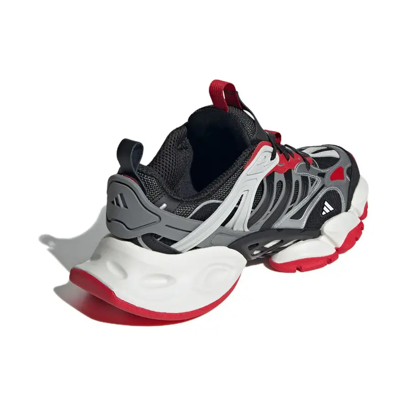 Vento XLG Deluxe Nero Argento Rosso Sneakers Unisex IH0615 42⅔ miniatura 3