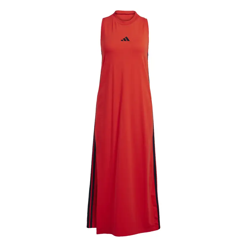 Vestito da donna adidas Essentials 3-Stripes Rouge