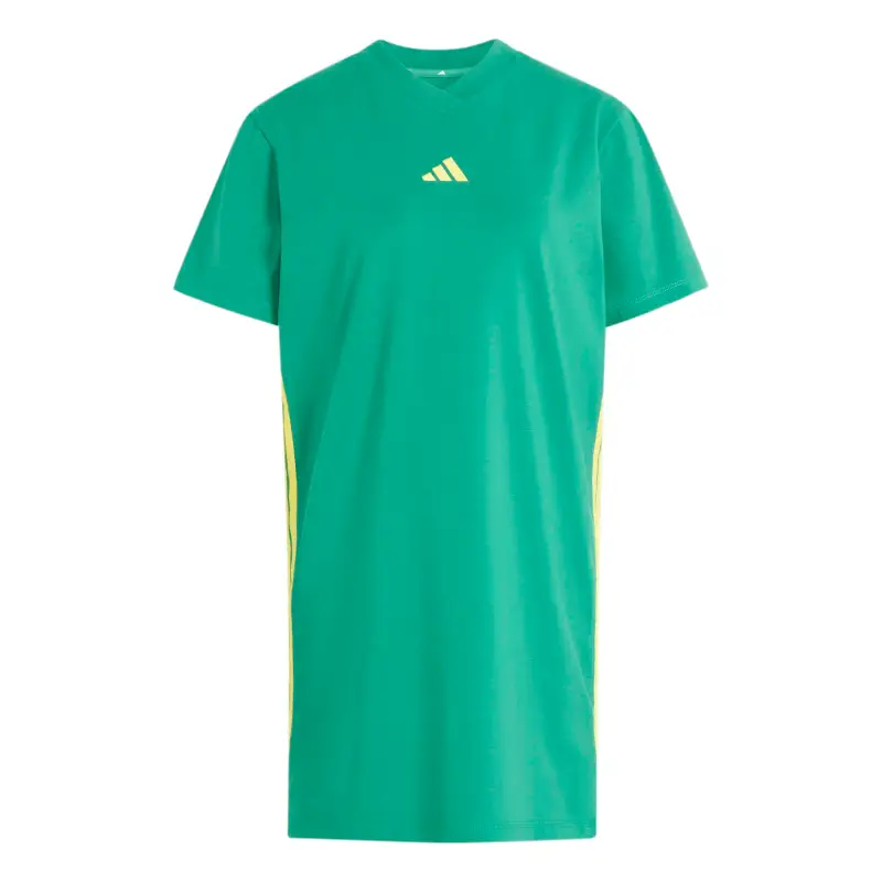 Vestito da donna adidas Essentials 3-Stripes Single Vert