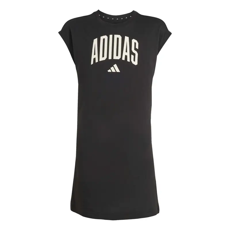 Vestito estivo per da bambina adidas Collegiate Typography Noir