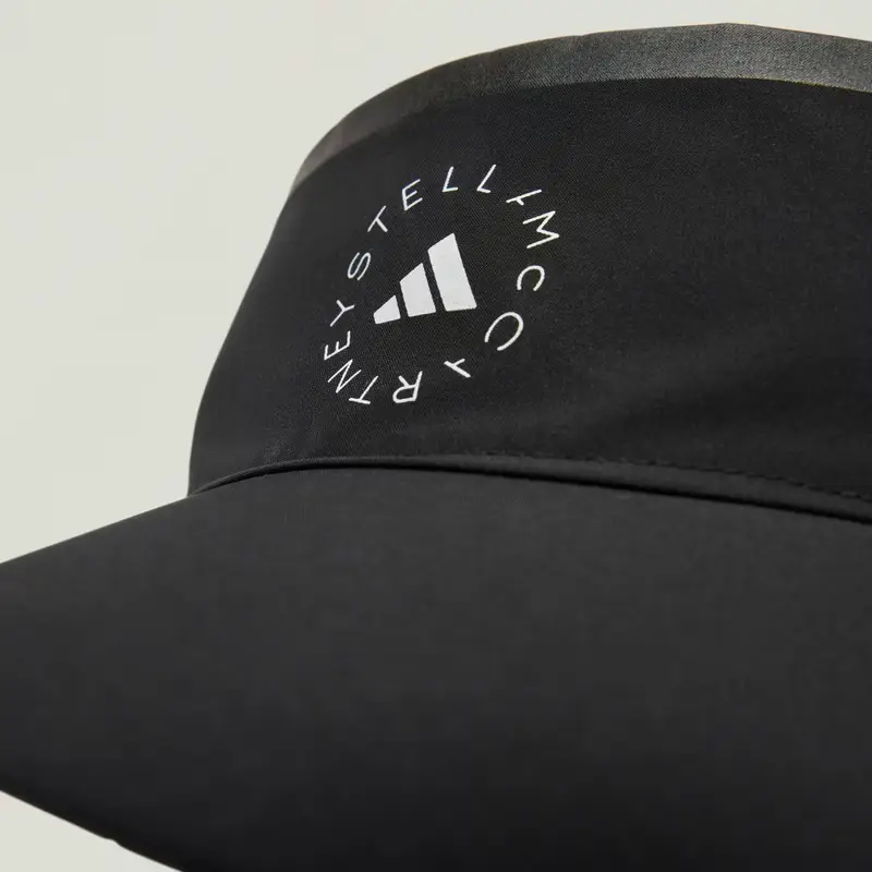 Visiera adidas by Stella McCartney Black miniatura 3