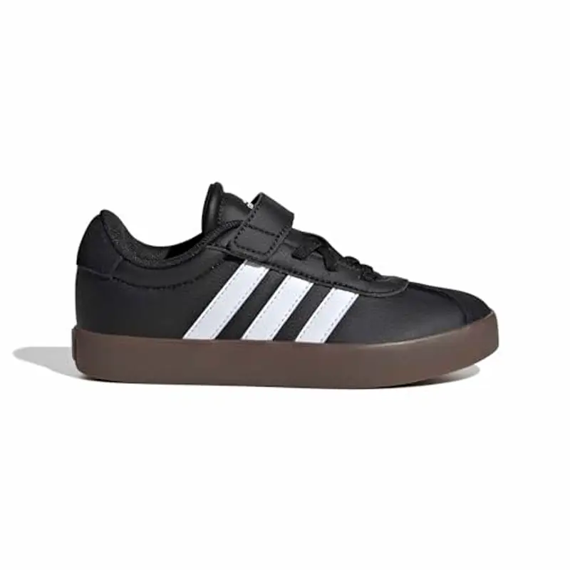 adidas VL Court 3.0 Hook And Loop Shoes Kids, Sneaker Unisex - Bambini e Ragazzi, Core Black Cloud White Core Black miniatura 2