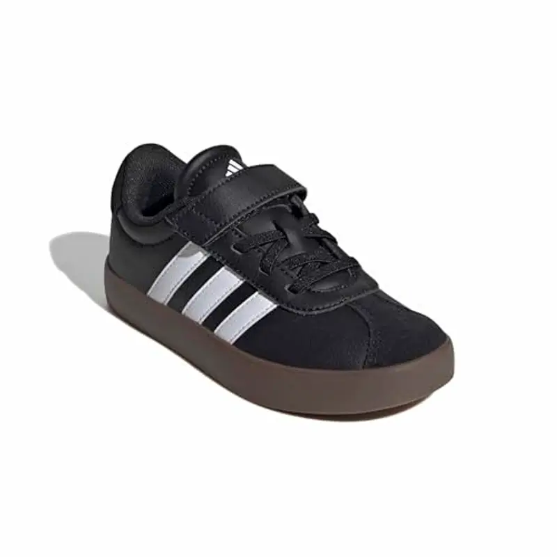 adidas VL Court 3.0 Hook And Loop Shoes Kids, Sneaker Unisex - Bambini e Ragazzi, Core Black Cloud White Core Black miniatura 3