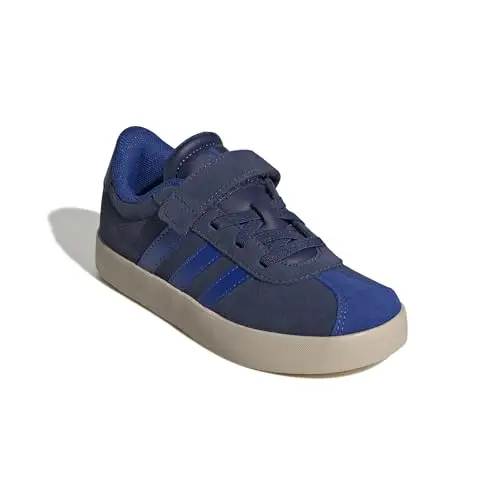 adidas VL Court 3.0 Hook And Loop Shoes Kids, Sneaker Unisex - Bambini e Ragazzi, Dark Blue Team Royal Blue Wonder miniatura 3