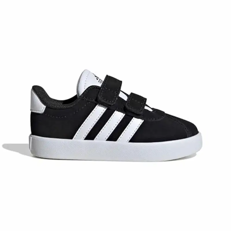 adidas VL Court 3.0 Shoes Infants, Scarpe Unisex-Bambini, Core Black/Cloud White/Core Black, 21 EU miniatura 2