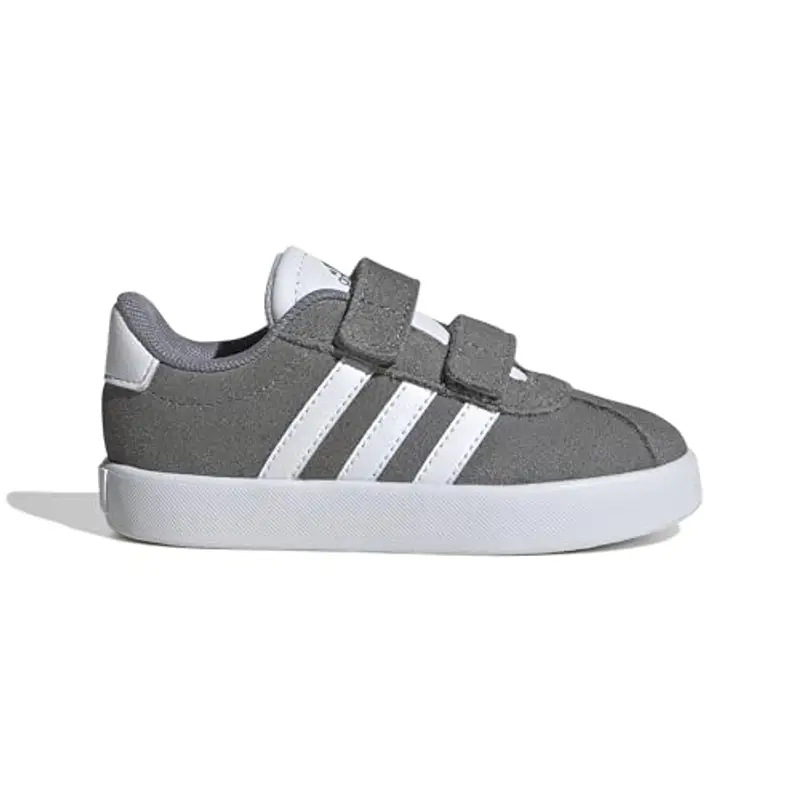 adidas VL Court 3.0 Shoes Infants, Scarpe Unisex-Bambini, Grey Three/Cloud White/Grey Two, 21 EU miniatura 2