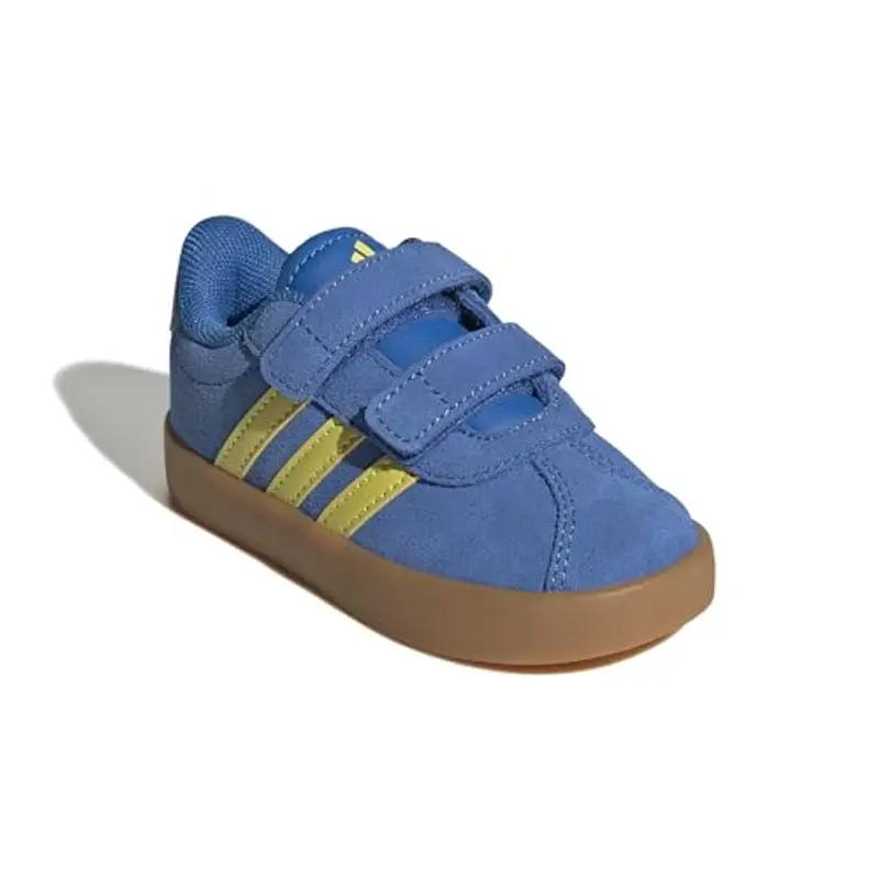 adidas VL Court 3.0 Shoes Infants, Scarpe Unisex-Bimbi 0-24, Bright Royal/Pure Sulfur/Gum, 23 EU miniatura 3