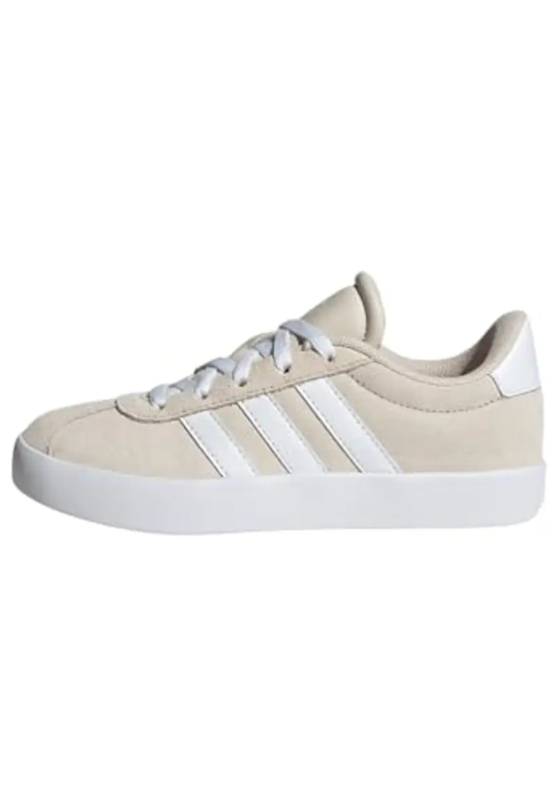 adidas VL Court 3.0 Shoes Kids, Scarpe Unisex - Bambini e Ragazzi, Aluminium Cloud White Aluminium, 30.5 EU