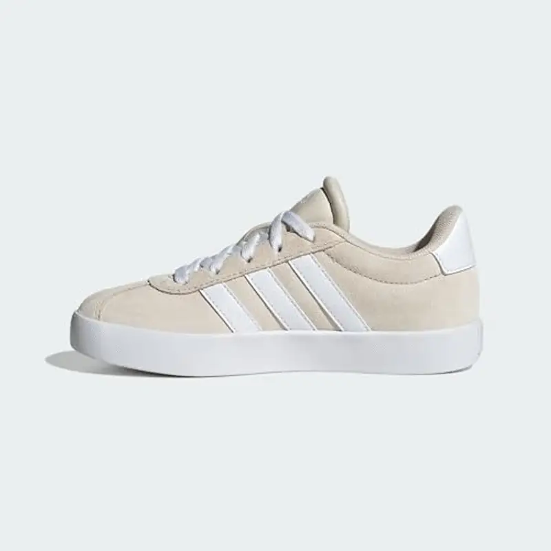 adidas VL Court 3.0 Shoes Kids, Scarpe Unisex - Bambini e Ragazzi, Aluminium Cloud White Aluminium, 34 EU miniatura 2