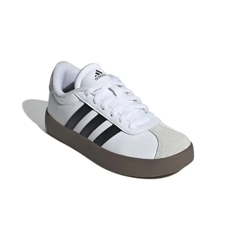 adidas VL Court 3.0 Shoes Kids, Scarpe Unisex - Bambini e Ragazzi, Cloud White Core Black Grey One, 38 EU miniatura 3