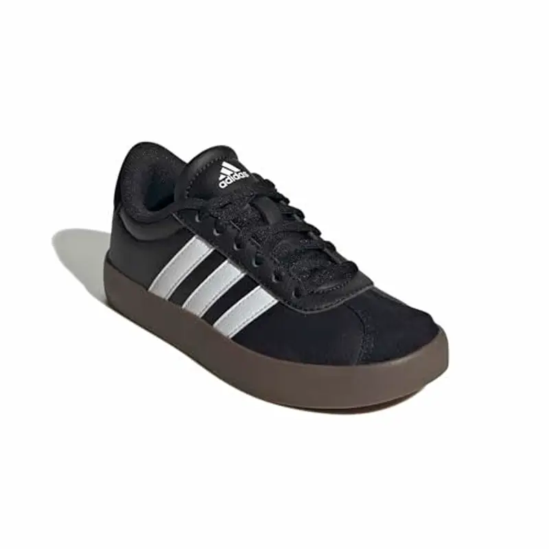 adidas VL Court 3.0 Shoes Kids, Scarpe Unisex - Bambini e Ragazzi, Core Black Cloud White Gum, 37 1/3 EU miniatura 3