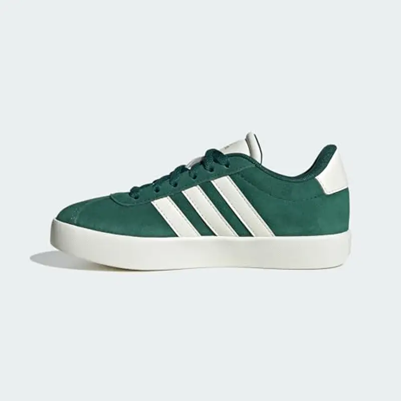 adidas VL Court 3.0 Shoes Kids, Scarpe Unisex - Bambini e Ragazzi, Green off White Gold Metallic, 31.5 EU miniatura 2