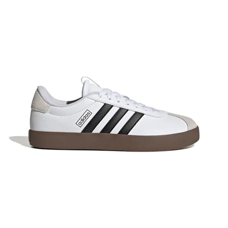 adidas VL Court 3.0 Shoes, Sneaker Donna, Cloud White Core Black Grey One, 38 2/3 EU miniatura 3