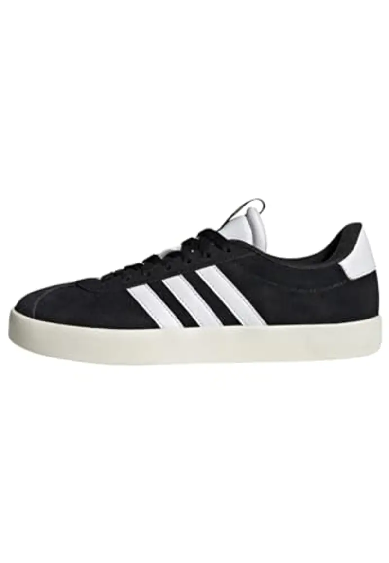 adidas VL Court 3.0 Shoes, Sneaker Donna, Core Black Cloud White Gold Metallic, 38 EU