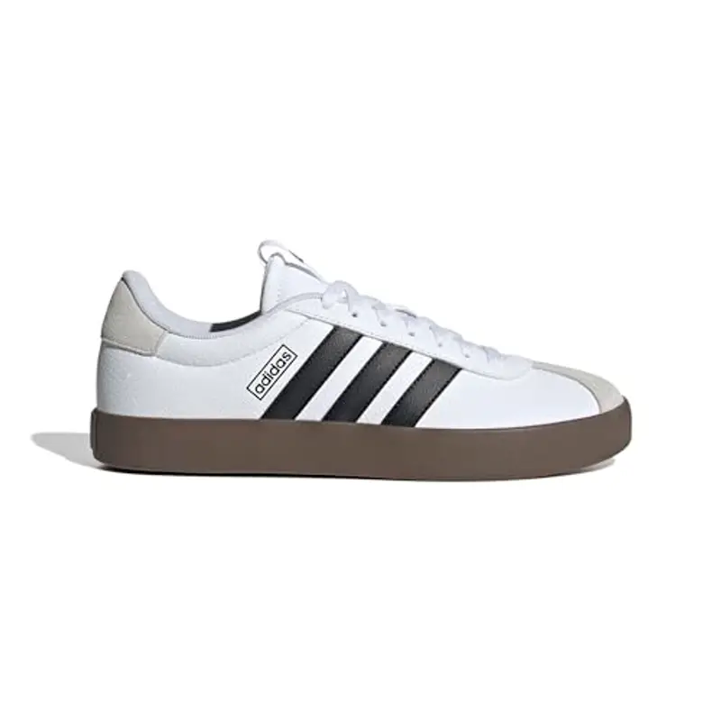 adidas VL Court 3.0 Shoes, Sneaker Uomo, Cloud White Core Black Grey One, 42 EU miniatura 3