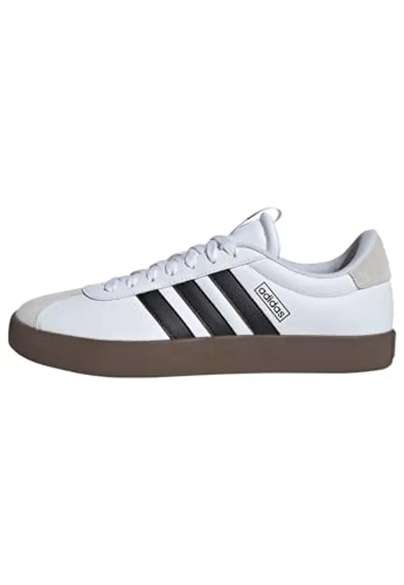 adidas VL Court 3.0 Shoes, Sneaker Uomo, Cloud White Core Black Grey One, 45 1/3 EU