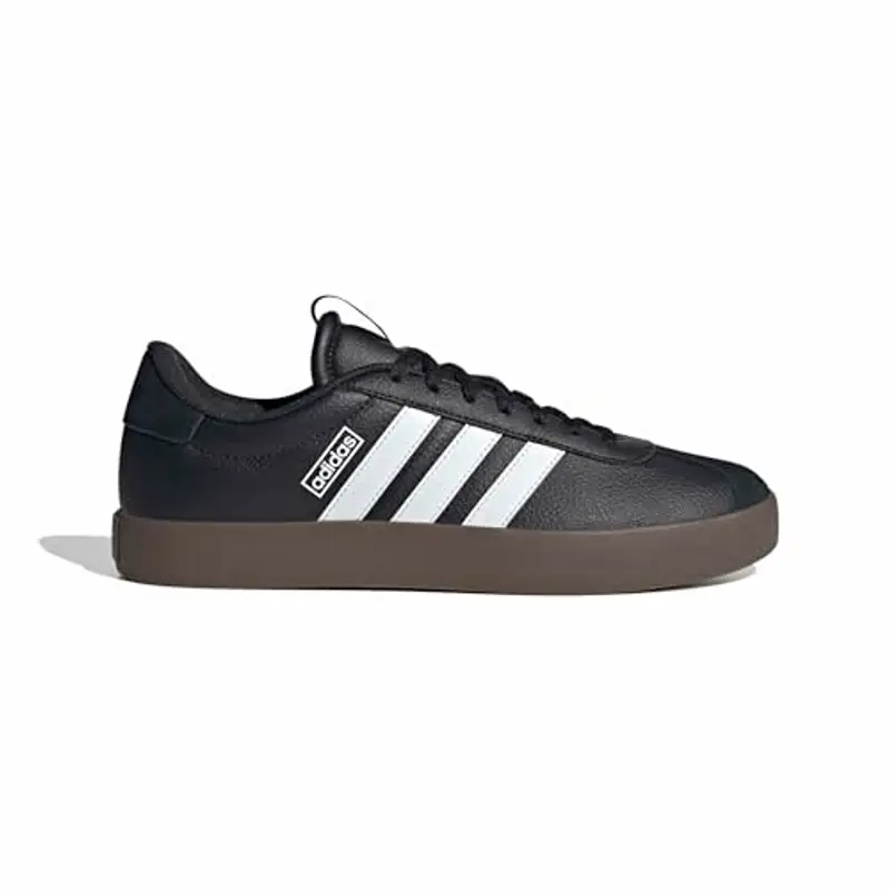 adidas VL Court 3.0 Shoes, Sneaker Uomo, Core Black Cloud White, 42 2/3 EU miniatura 3