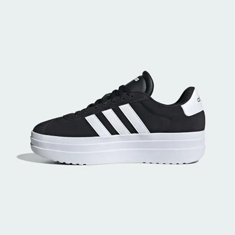 adidas VL Court Bold Shoes, Scarpe Donna, Core Black/Cloud White/Cloud White, 38 2/3 EU miniatura 3