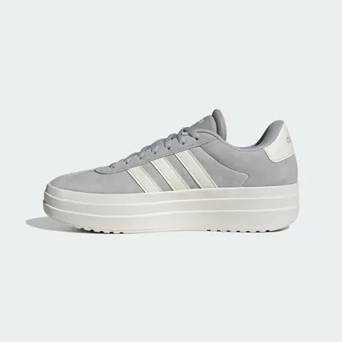 adidas VL Court Bold Shoes, Scarpe Donna, Grey Two/off White/Core White, 42 2/3 EU miniatura 2
