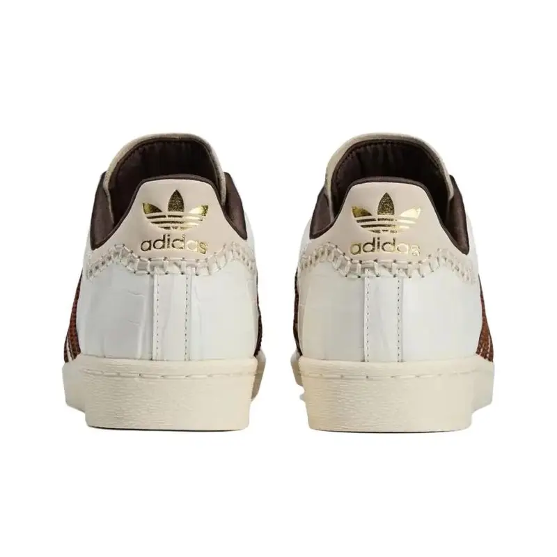 Wales Bonner x adidas Superstar Croc - Marrone Volpe Sneakers Unisex Crema Bianco Meraviglia KH8797 41⅓ miniatura 2