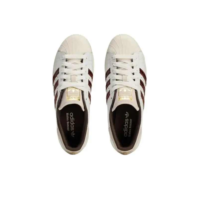 Wales Bonner x adidas Superstar Croc - Marrone Volpe Sneakers Unisex Crema Bianco Meraviglia KH8797 41⅓ miniatura 4