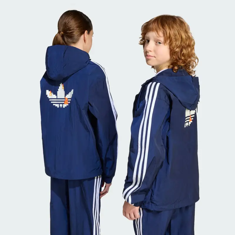 Windbreaker adidas Originals X Minecraft Kids Night Indigo miniatura 2