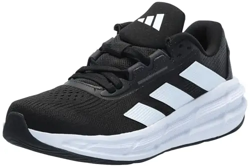 adidas Women's Questar 3 Running Sneaker, Black/White/Carbon, 11