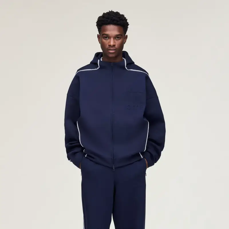 x Arte Antwerp Z.N.E. Felpa con zip integrale Legend Ink