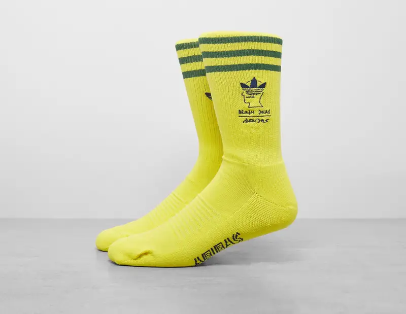 adidas x Brain Dead Sock, Giallo
