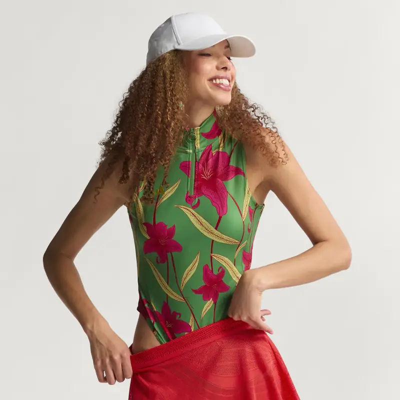 x FARM RIO BODYSUIT Preloved Lime miniatura 3