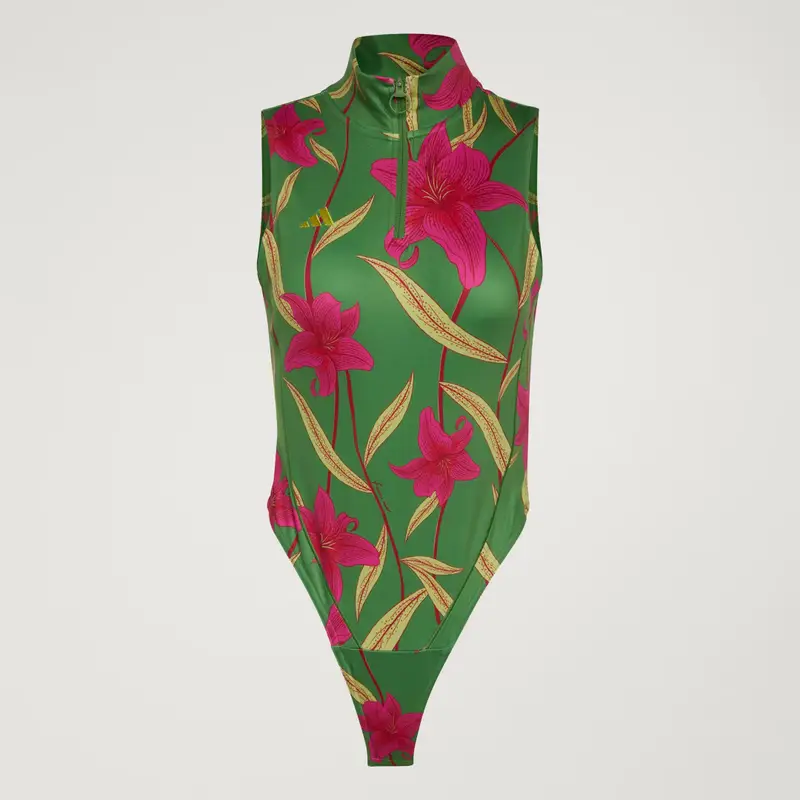 x FARM RIO BODYSUIT Preloved Lime miniatura 4