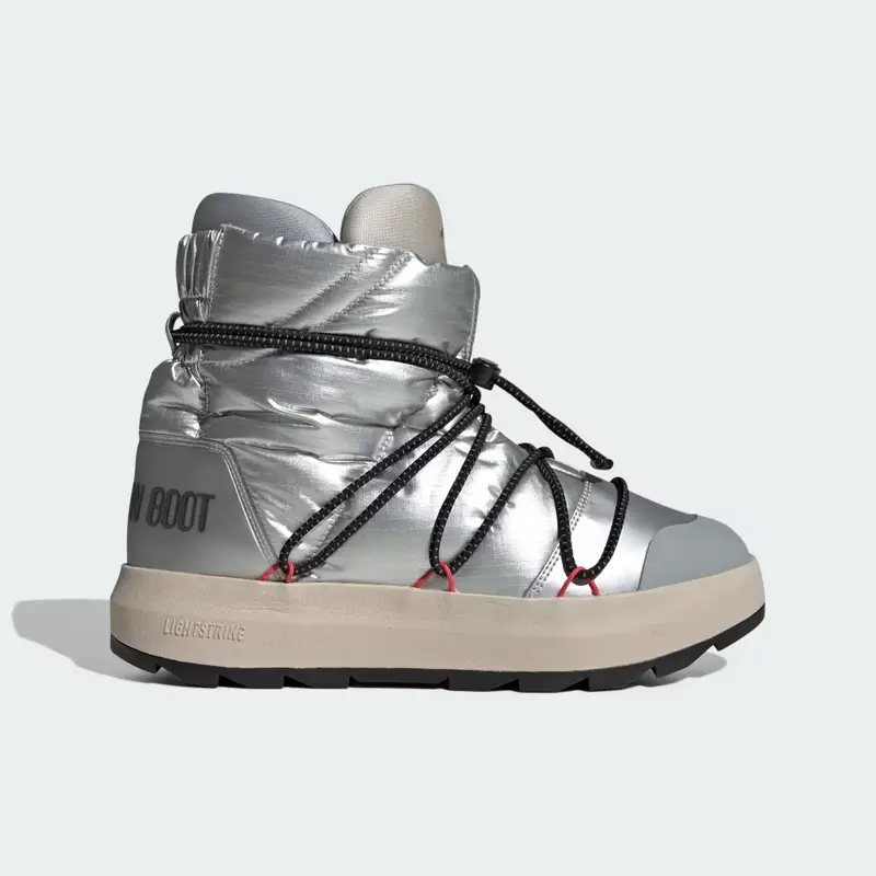 x MOON BOOT ACE MID Matte Silver