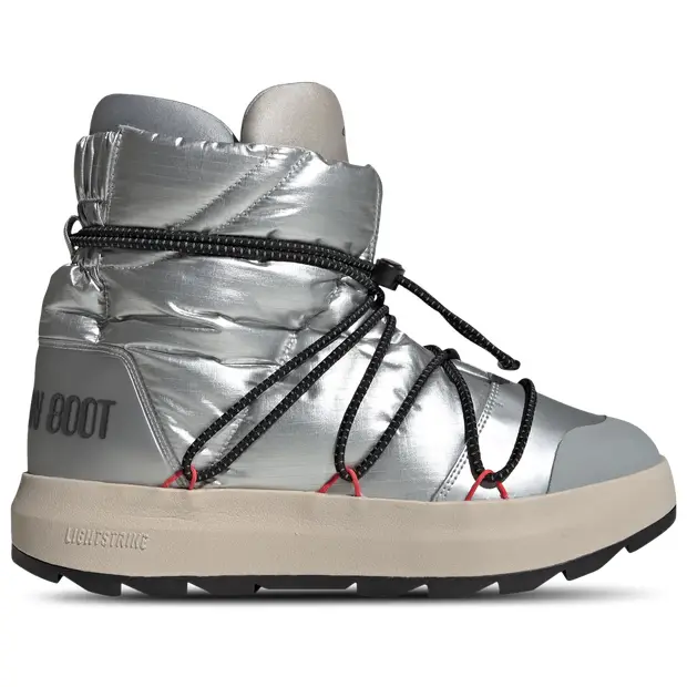 X Moon Boot Ace Mid Uomo - Stivali Argento Silver