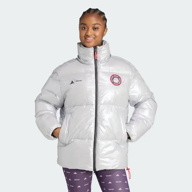 x MOON BOOT Giacche imbottite Matte Silver miniatura 2