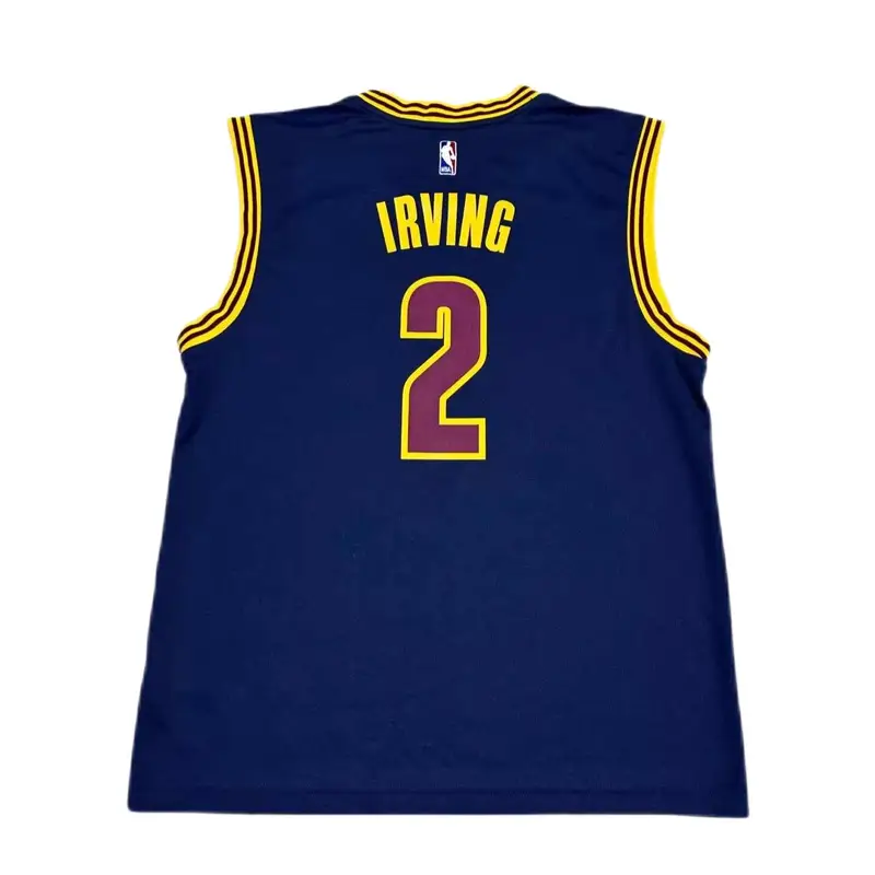 X NBA Collaborazione Kyrie Cavaliers 2 Maglia Senza Maniche Pullover Maglie Unisex Blu Navy 7818A-CVW-AEB1515 L miniatura 2
