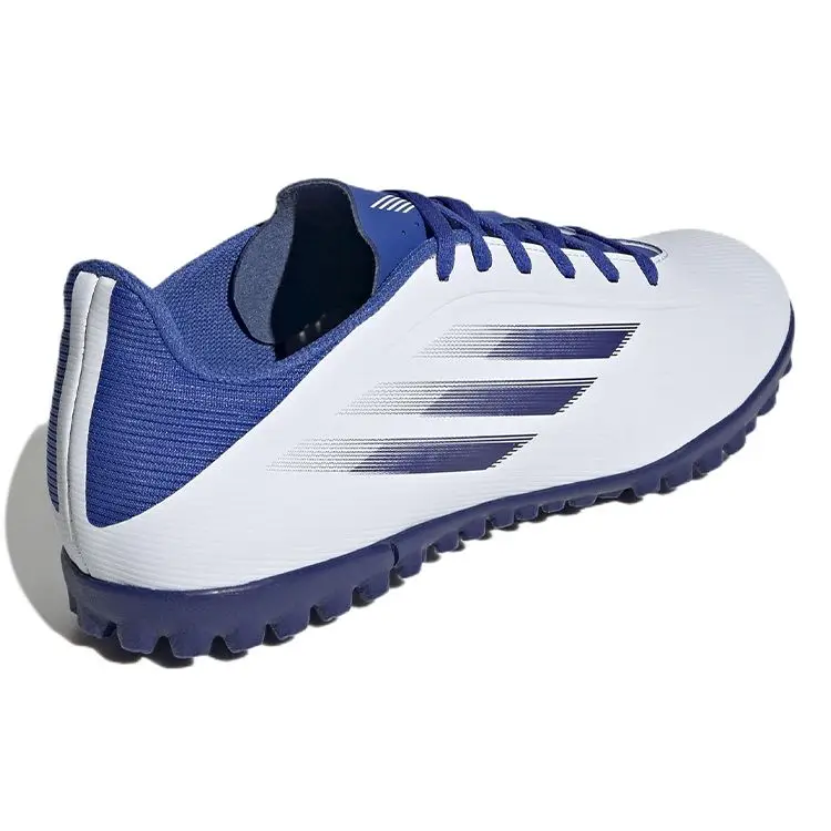 X Speedflow 4 Punta Tonda Allacciatura TF (Tacchetti in gomma) Terreno Duro Erba Artificiale Scarpe da Calcio Resistenti Scarpe da Calcio Unisex Bianco Blu GW7531 40 miniatura 5