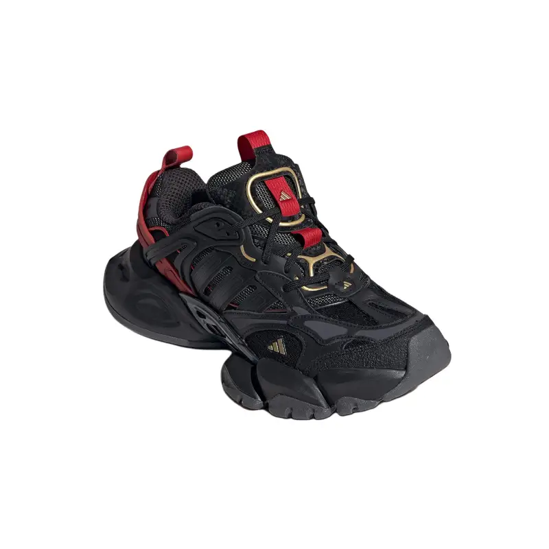 XLG Runner Deluxe Anno del Serpente Sneakers Unisex Nero Core-Black Oro-Metallico JQ2974 36 miniatura 3